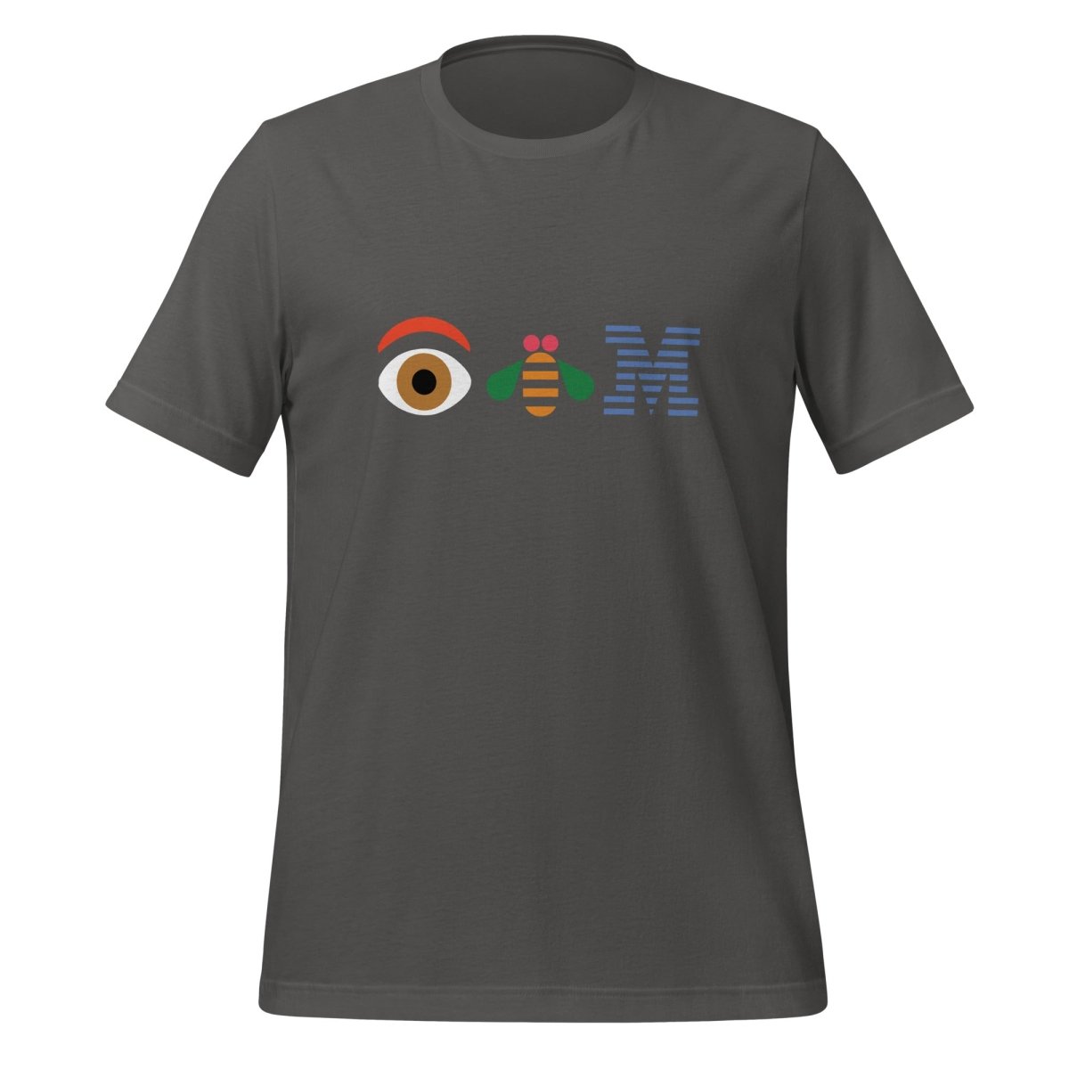 Eye Bee M Logo T - Shirt (unisex) - Asphalt - AI Store