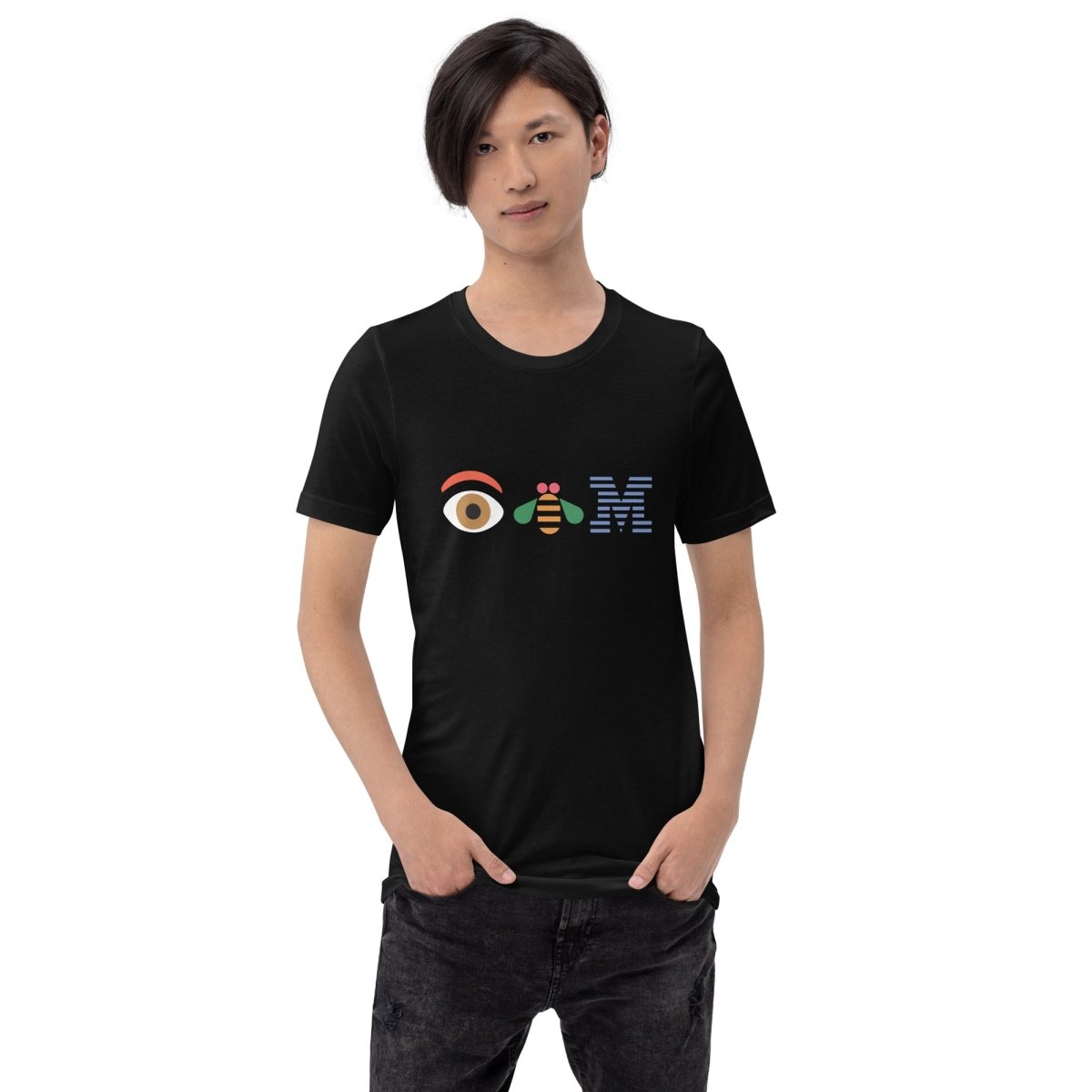 Eye Bee M Logo T - Shirt (unisex) - Black - AI Store