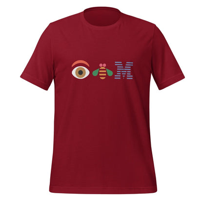 Eye Bee M Logo T - Shirt (unisex) - Cardinal - AI Store