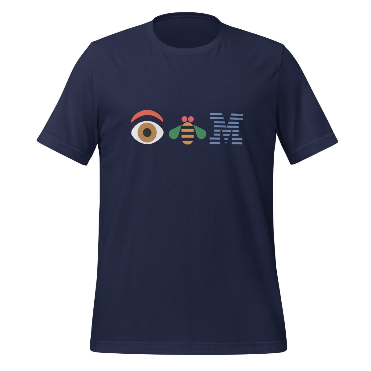 Eye Bee M Logo T - Shirt (unisex) - Navy - AI Store