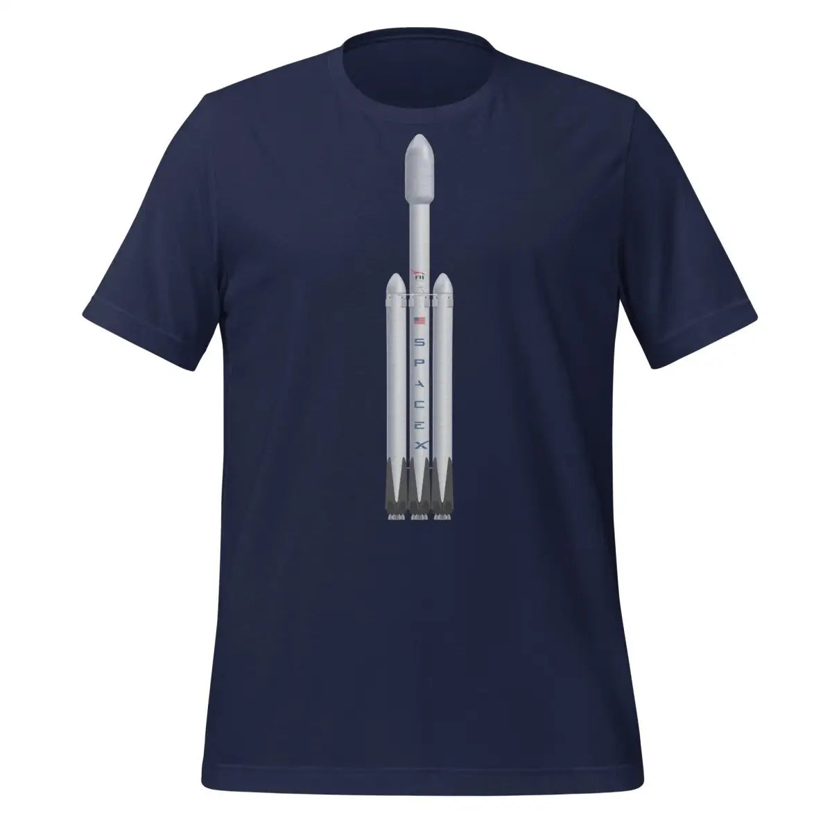 Falcon Heavy Rocket T-Shirt (unisex) - Navy / M