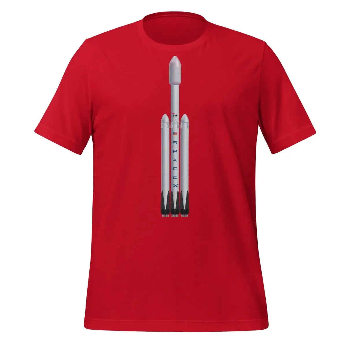 Falcon Heavy Rocket T-Shirt (unisex) - Red / M