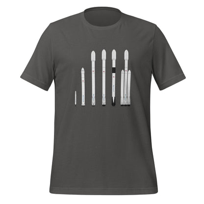 Falcon Rockets T - Shirt (unisex) - Asphalt - AI Store