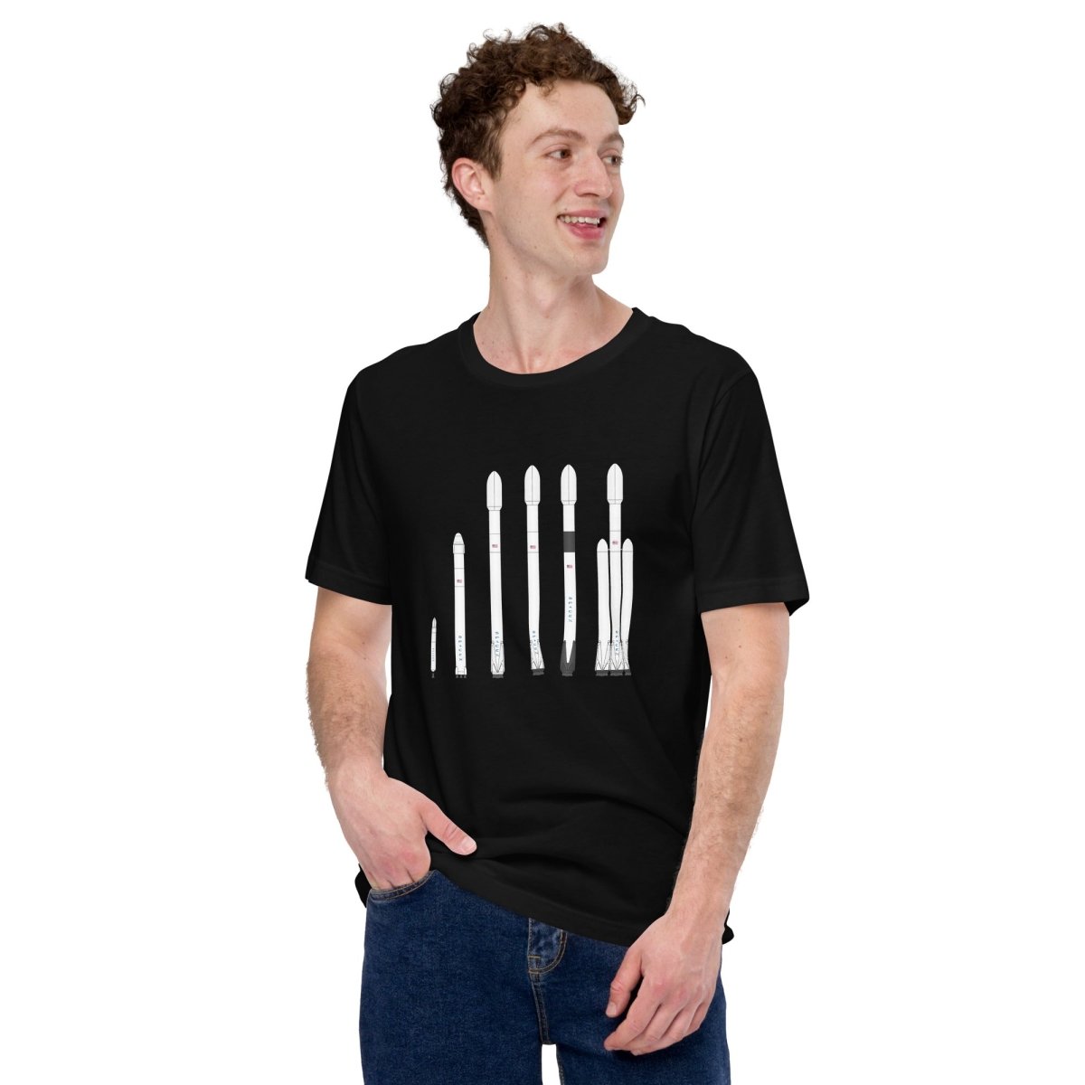 Falcon Rockets T - Shirt (unisex) - Black - AI Store