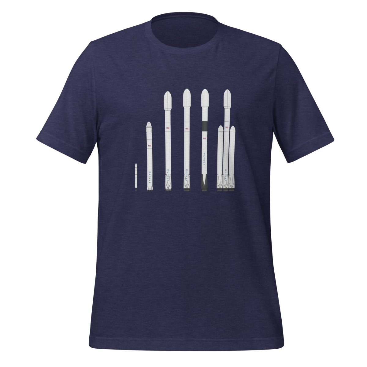 Falcon Rockets T - Shirt (unisex) - Heather Midnight Navy - AI Store