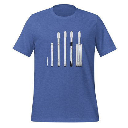 Falcon Rockets T - Shirt (unisex) - Heather True Royal - AI Store