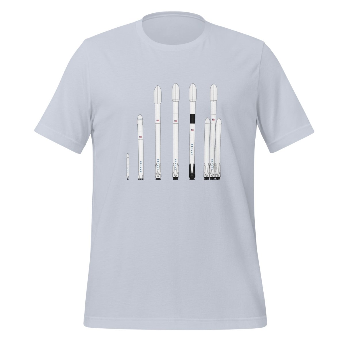 Falcon Rockets T - Shirt (unisex) - Light Blue - AI Store