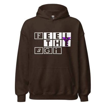 Feel the AGI Hoodie 3 (unisex) - Dark Chocolate / M