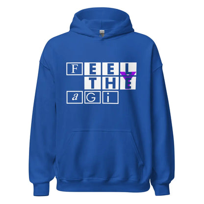 Feel the AGI Hoodie 3 (unisex) - Royal / M