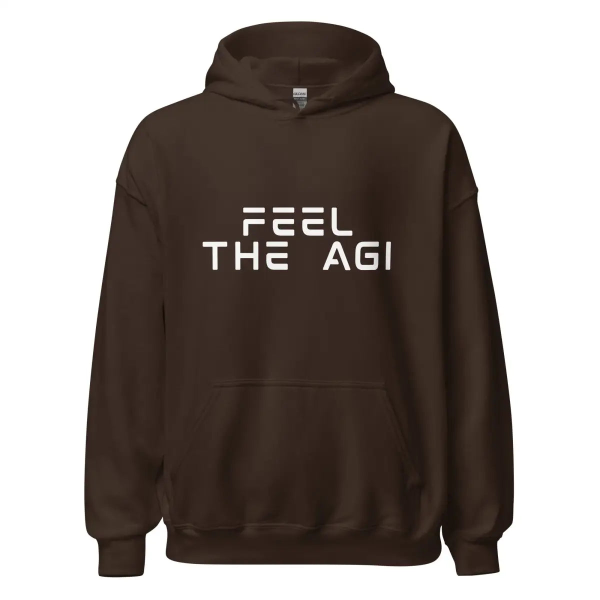 Feel the AGI Hoodie 4 (unisex) - Dark Chocolate / M