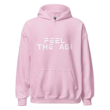 Feel the AGI Hoodie 4 (unisex) - Light Pink / M