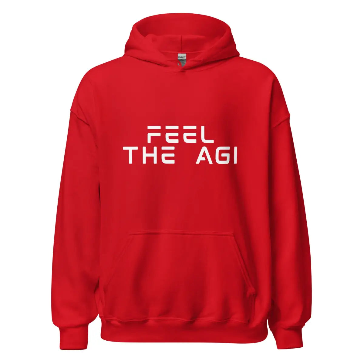 Feel the AGI Hoodie 4 (unisex) - Red / M