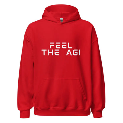 Feel the AGI Hoodie 4 (unisex) - Red / M