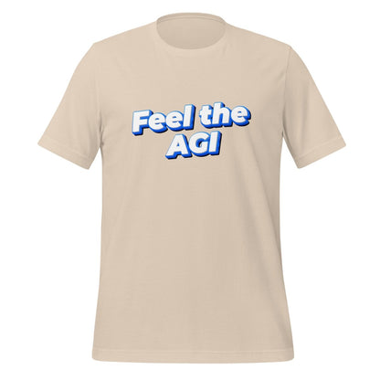 Feel the AGI T - Shirt 2 (unisex) - Soft Cream - AI Store