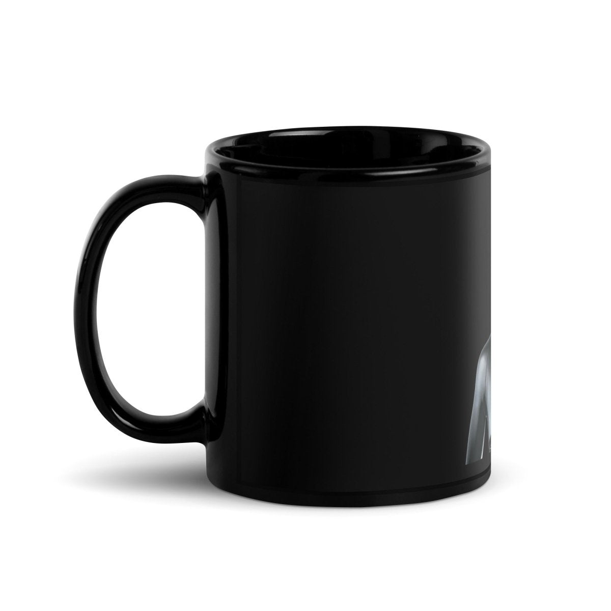 Figure Humanoid Robot Black Glossy Mug - 11 oz - AI Store