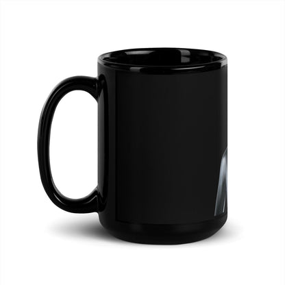 Figure Humanoid Robot Black Glossy Mug - 15 oz - AI Store