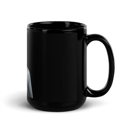 Figure Humanoid Robot Black Glossy Mug - 15 oz - AI Store