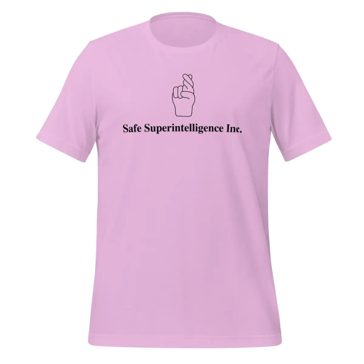 Fingers Crossed to Safe Superintelligence Inc. T-Shirt (unisex) - Lilac / M