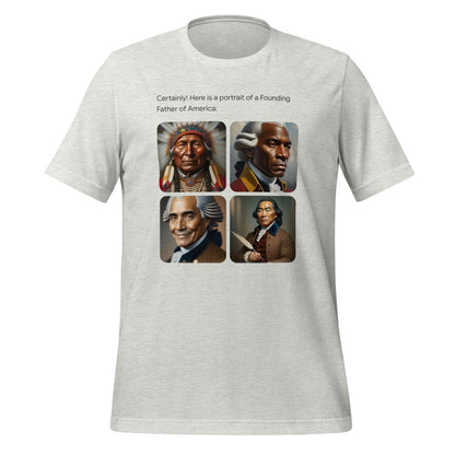 Founding Father T - Shirt (unisex) - Ash - AI Store