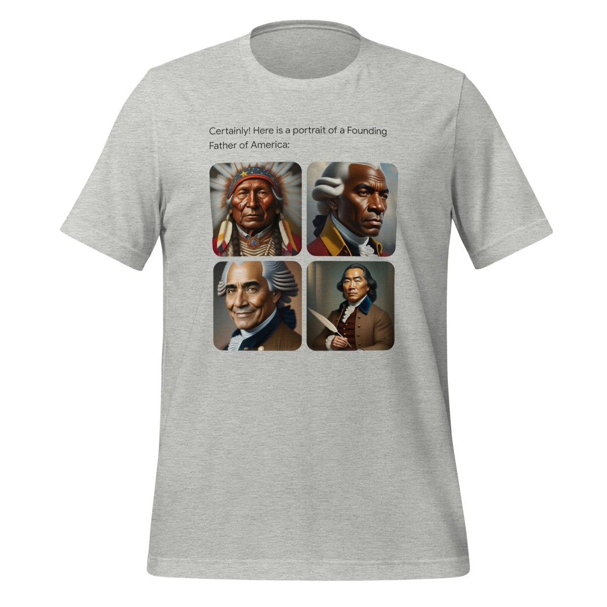 Founding Father T - Shirt (unisex) - Athletic Heather - AI Store