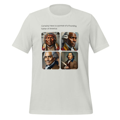 Founding Father T - Shirt (unisex) - Silver - AI Store