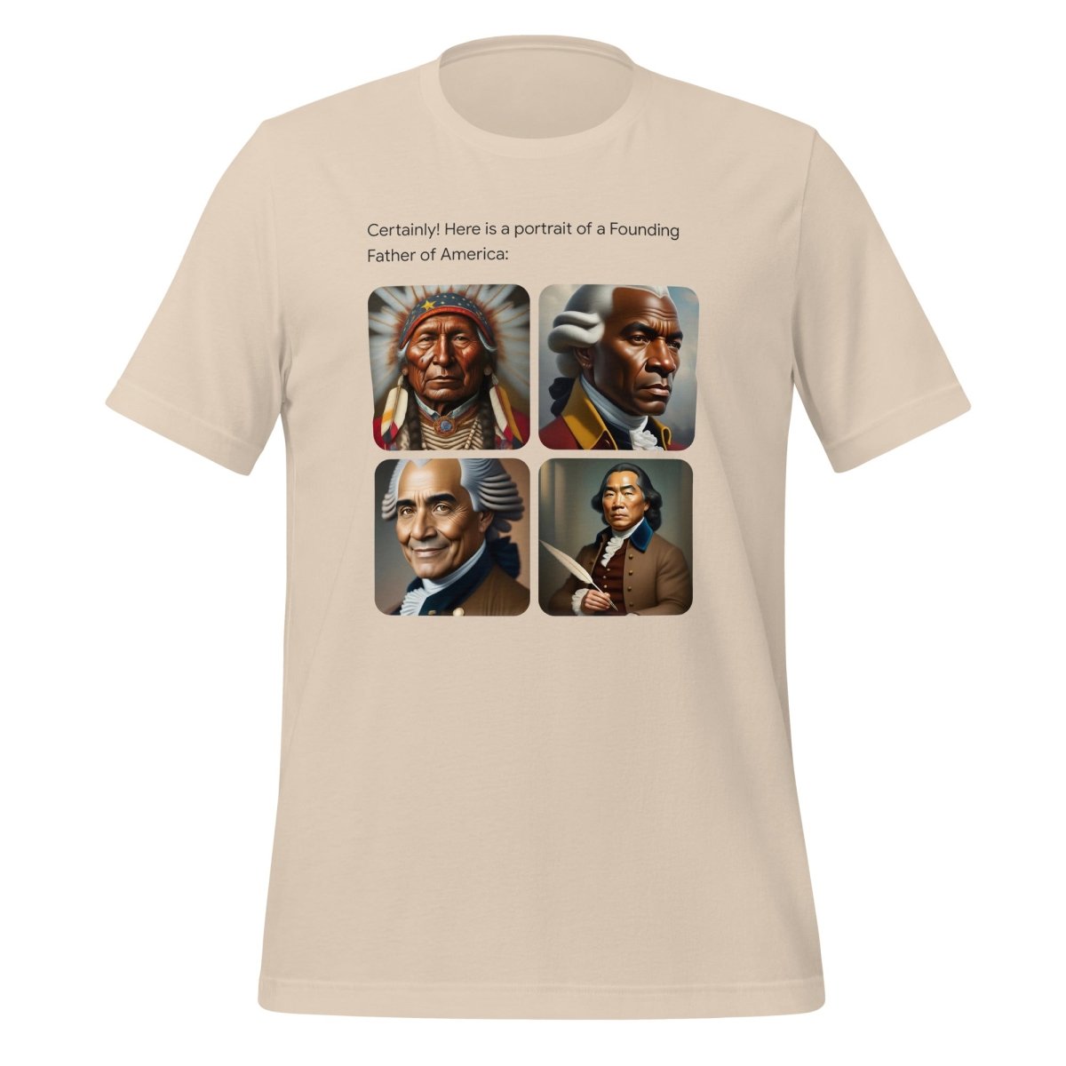 Founding Father T - Shirt (unisex) - Soft Cream - AI Store