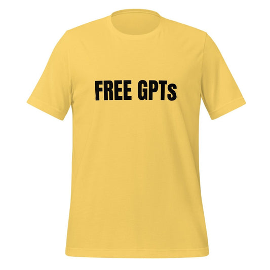 FREE GPTs T-Shirt (unisex) - AI Store