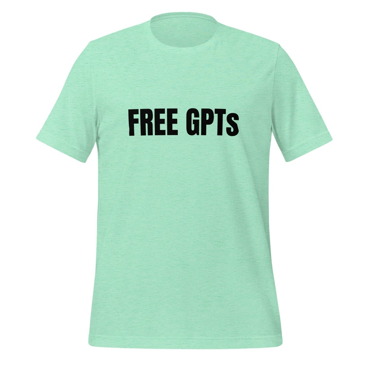 FREE GPTs T - Shirt (unisex) - Heather Mint - AI Store
