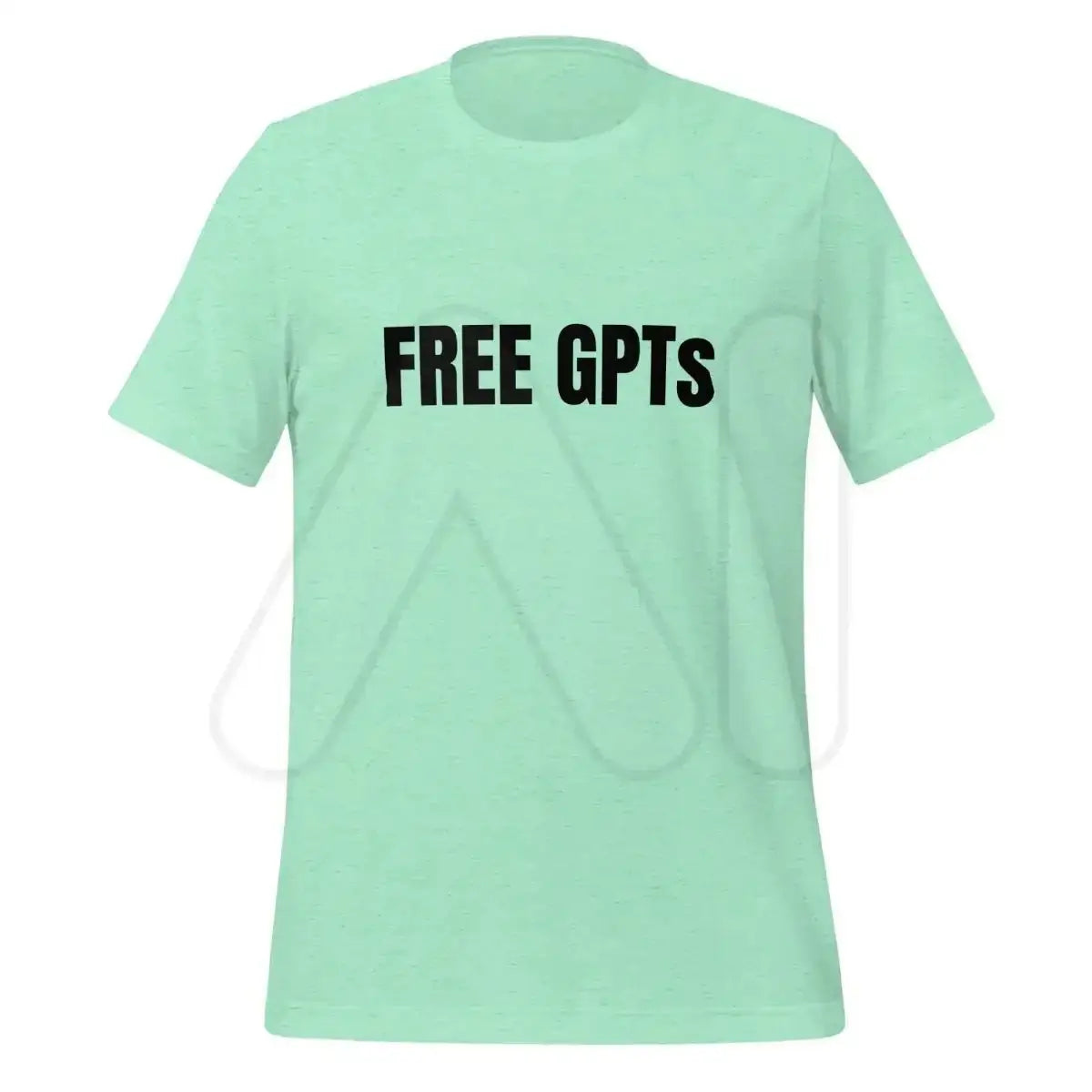 FREE GPTs T-Shirt (unisex) - Heather Mint / M