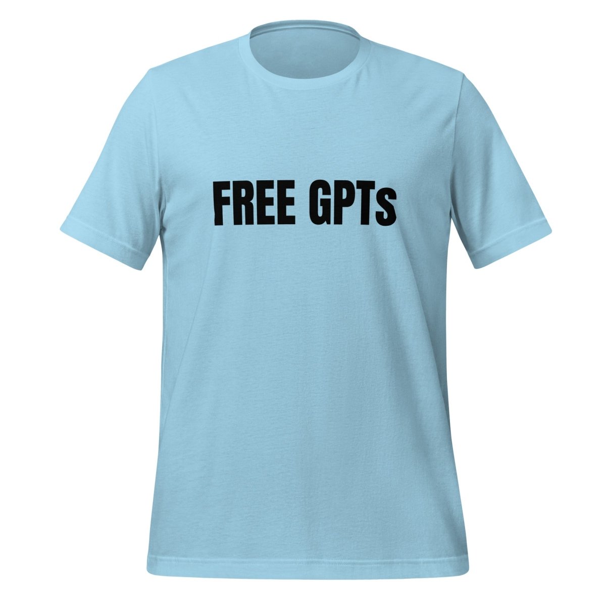 FREE GPTs T - Shirt (unisex) - Ocean Blue - AI Store