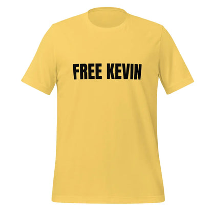 Free Kevin (Mitnick) T-Shirt (unisex) - M / Yellow