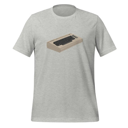 The Front & Back Commodore 64 T-shirt (unisex) Athletic Heather / m.