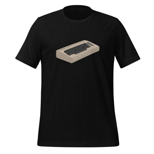 Front & Back Commodore 64 T-Shirt (unisex) - Black - AI Store