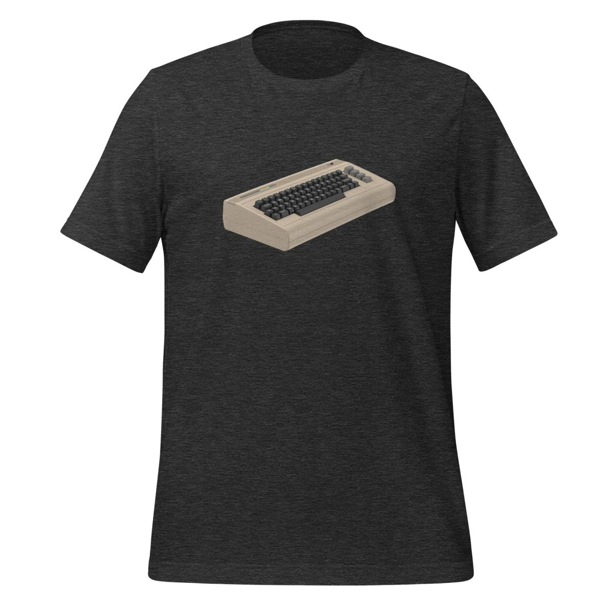 Front & Back Commodore 64 T - Shirt (unisex) - Dark Grey Heather - AI Store