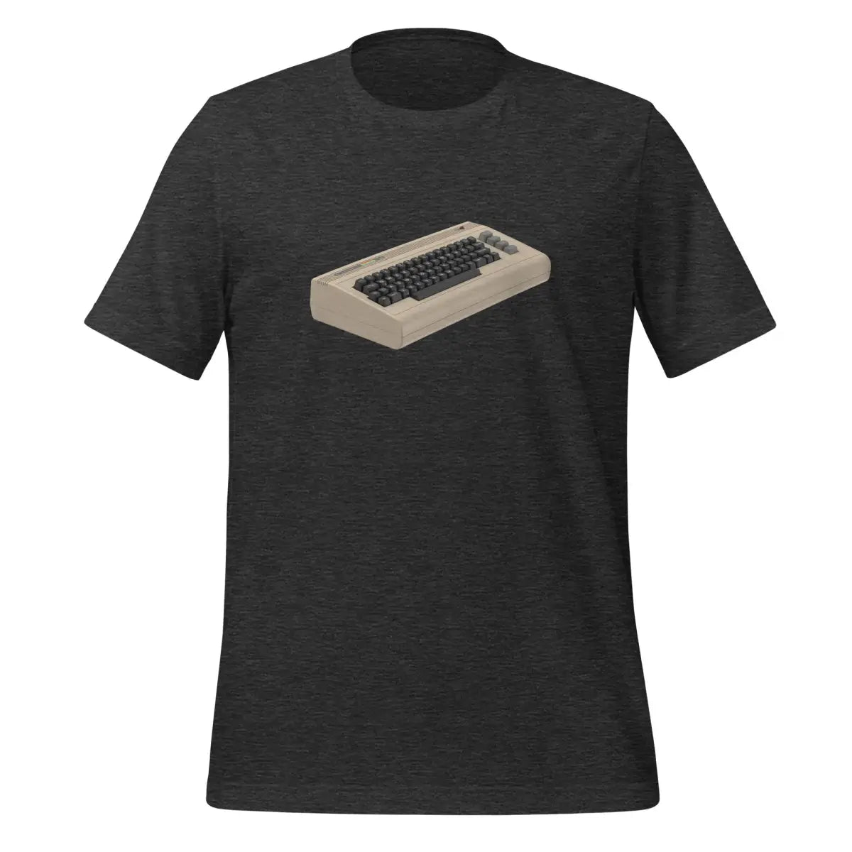 The Front & Back Commodore 64 T-shirt (unisex) Dark Grey Heather / m.