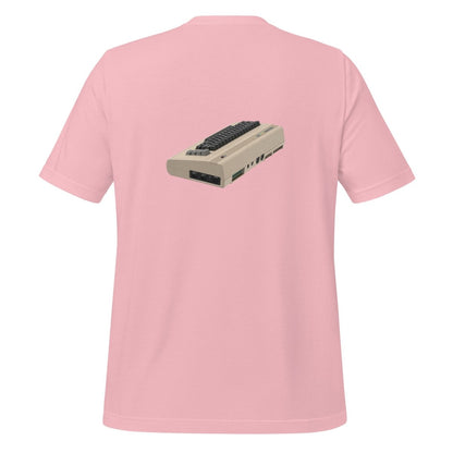 Front & Back Commodore 64 T - Shirt (unisex) - Pink - AI Store