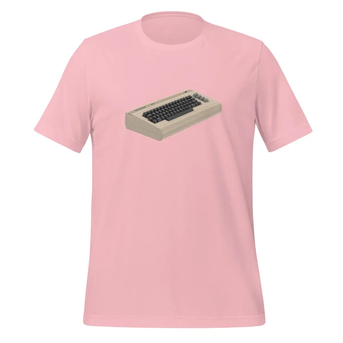 The Front & Back Commodore 64 T-shirt (unisex) Pink / m.