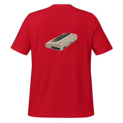 Front & Back Commodore 64 T - Shirt (unisex) - Red - AI Store