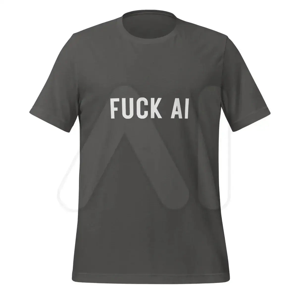 Fuck AI T-Shirt 2 (unisex) - Asphalt / M