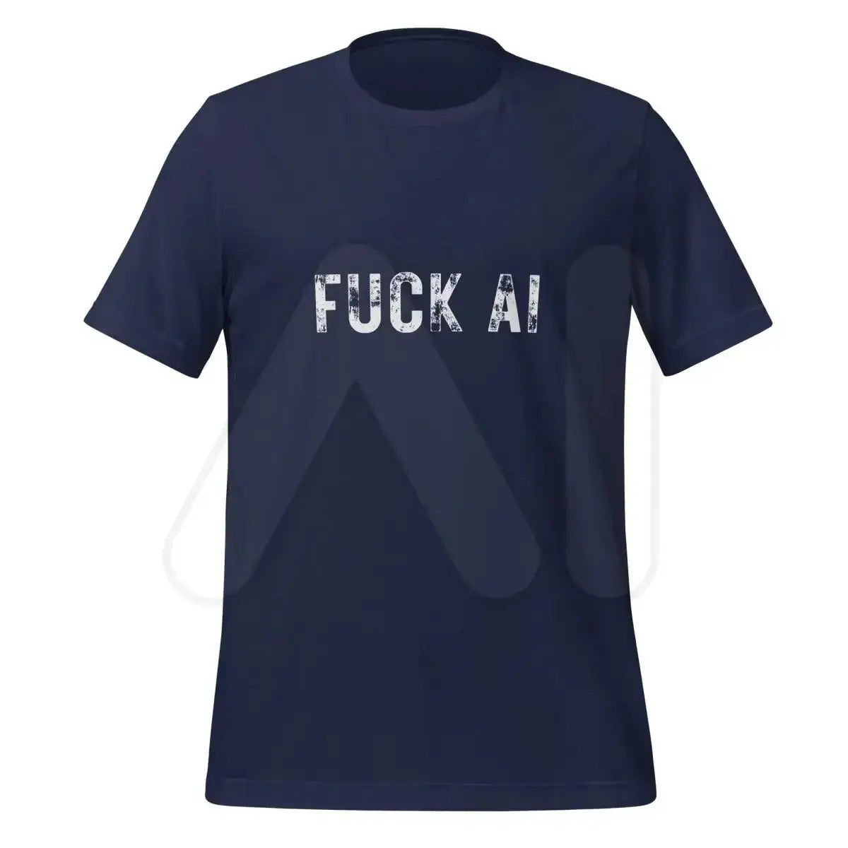 Fuck AI T-Shirt 6 (unisex) - Navy / M