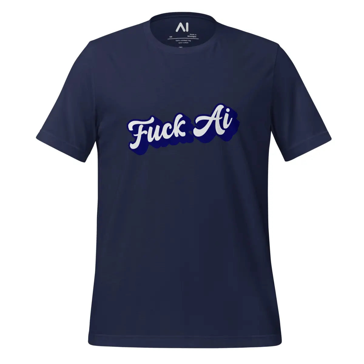 The Fuck Ai T-shirt 7 (unisex) Navy / m.