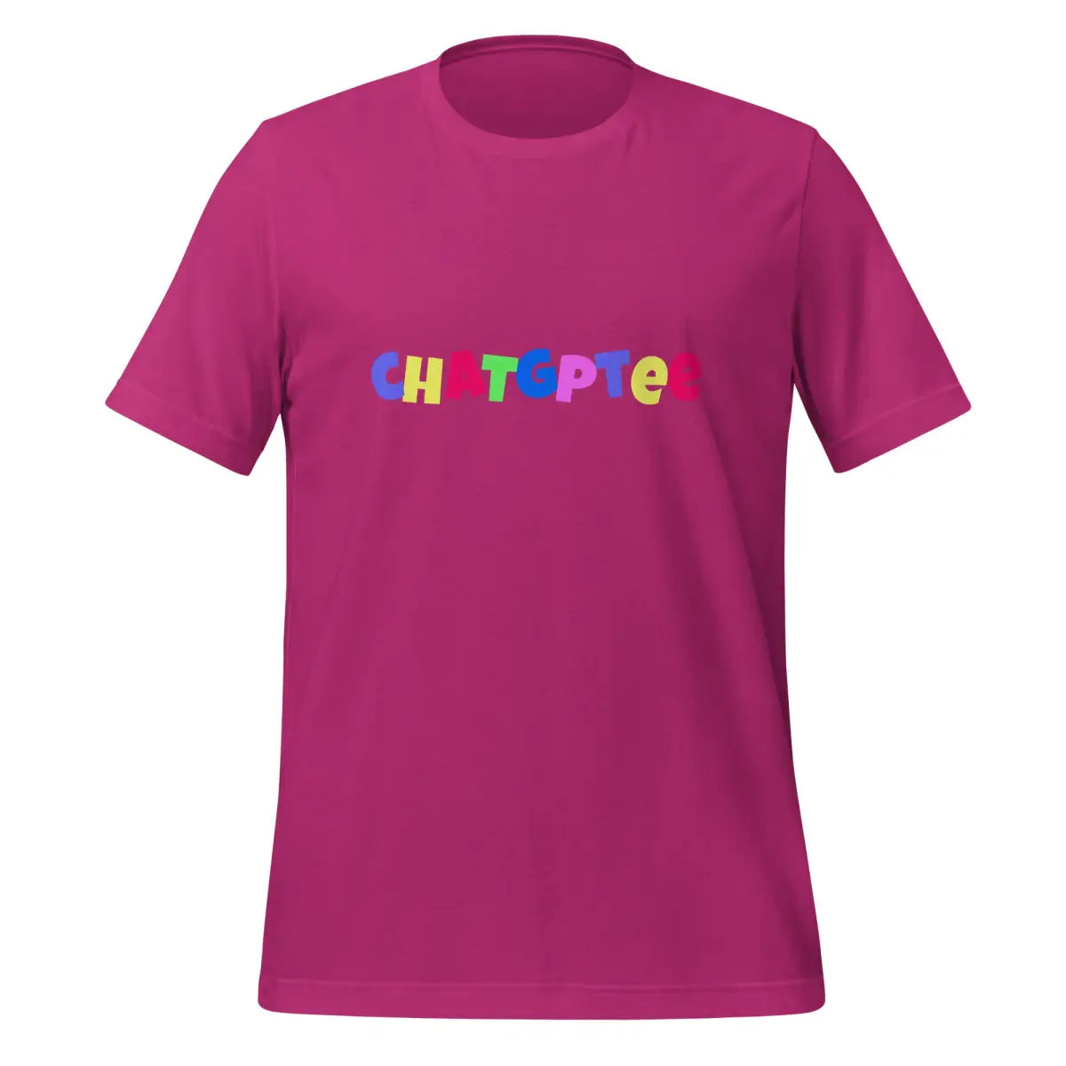 Fun ChatGPTee T-Shirt 2 (unisex) - Berry / M