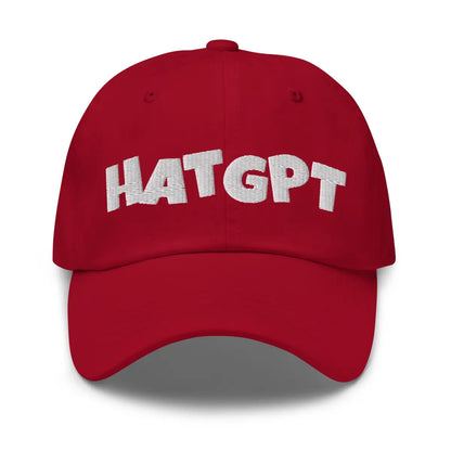 The Fun Hatgpt Cap Cranberry.