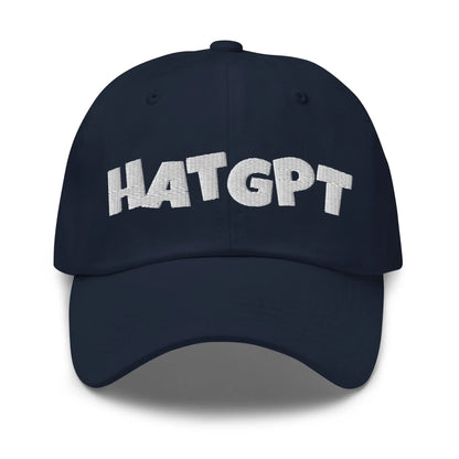 Fun HatGPT Embroidered Cap - Navy