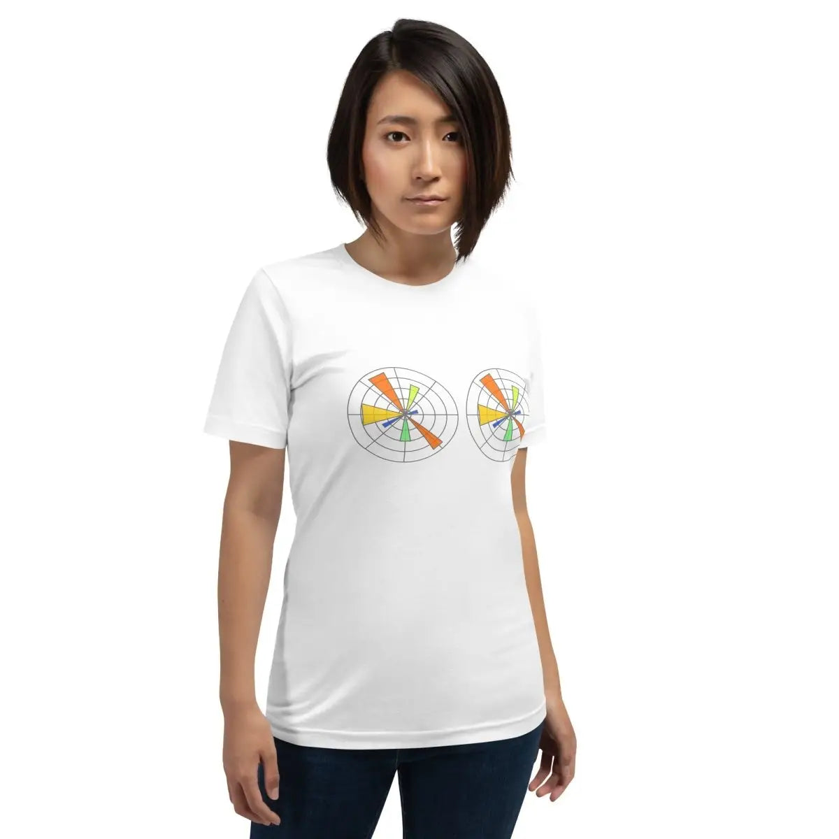 Funny Created with Matplotlib Logos T-Shirt (unisex)