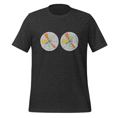 Funny Created with Matplotlib Logos T-Shirt (unisex) - Dark Grey Heather / M