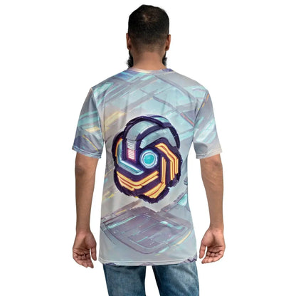 Futuristic OpenAI Logo Scene T-Shirt (men)