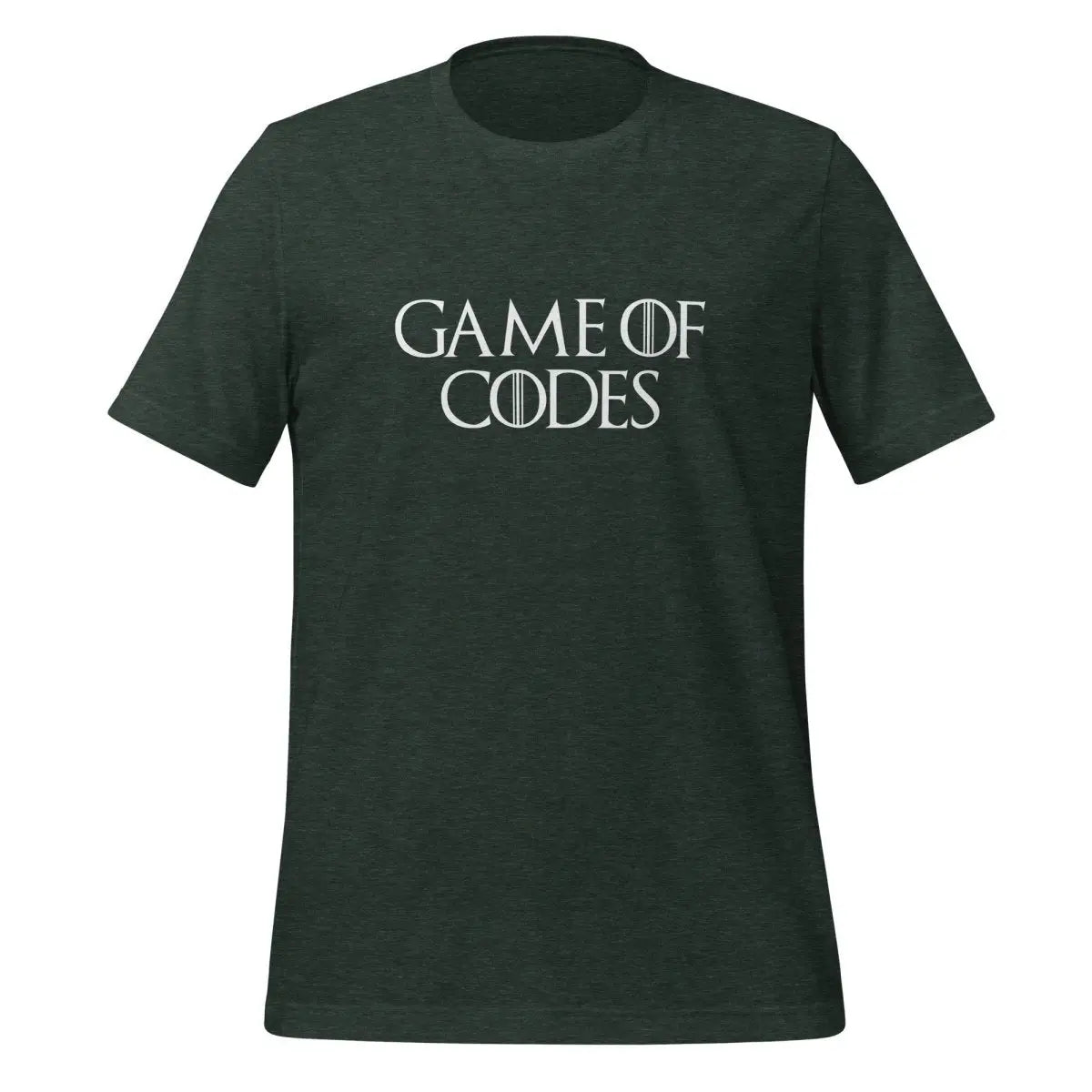 The Game of Codes T-shirt (unisex) Heather Forest / m.