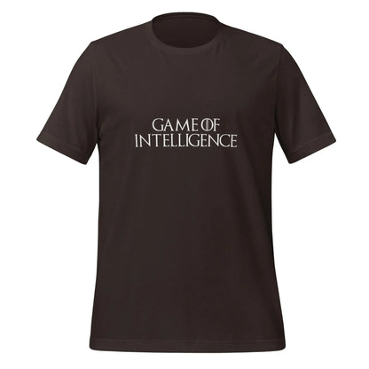 Game of Intelligence T-Shirt (unisex) - Brown / M