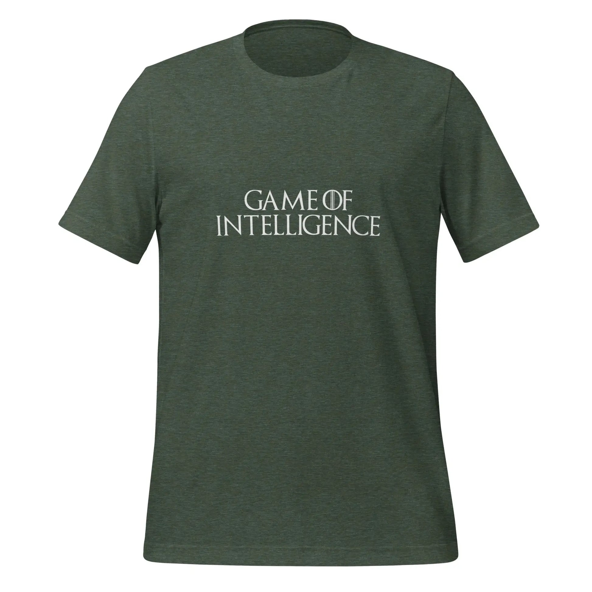 Game of Intelligence T-Shirt (unisex) - Heather Forest / M